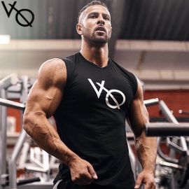 سترة رياضية بدون أكمام للرجال سريعة الجفاف