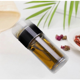  كوب زجاجي مزدوج الطبقات لتخمير الشاي 500 ملي 