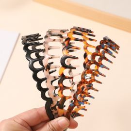 طوق شعر رأس بأسنان غير قابلة للانزلاق