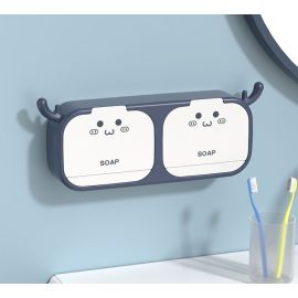 حامل صابون جداري ذاتي اللصق