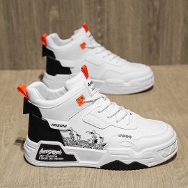 حذية رياضية عالية الكاحل للرجال بتصميم انيق