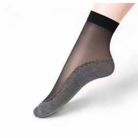 جوارب نسائية بنعل قطني مضادة للانزلاق مزيلة للروائح مقاومة للتآكل تمتص العرق 4 ازواج