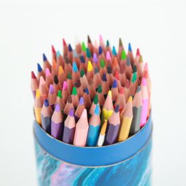 مجموعة أقلام رسم ملونة قابلة للذوبان في الماء 36 قلم