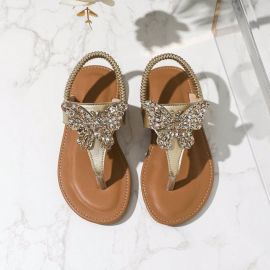 حذاء بناتي مرصع باحجار الراين