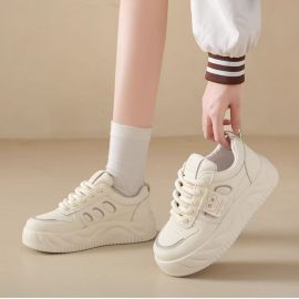 أحذية رياضية من بولي يوريثين للبنات بنعل سميك