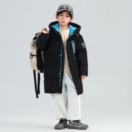 جاكيت شتوي قطني للأولاد متوسط ​​الطول 