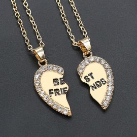 قلادة الأصدقاء بكتابة best friends الترندي