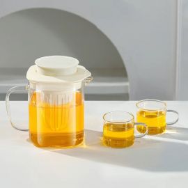 كوب زجاجي فصل الأعشاب عن الماء ومقاوم لدرجات الحرارة العالية