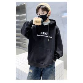 هودي ولادي اسود بجيوب خارجيه