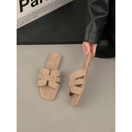 صندل نسائي مسطحة عصرية