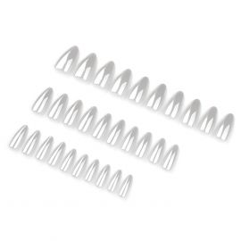 اظافر صناعيه طويله لامعه متدرجه اللون