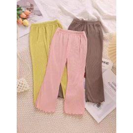 بنطلون طويل ورقيق مقاوم من الحرير للفتيات