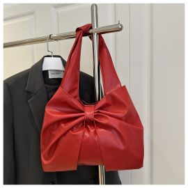 حقيبة كتف نسائية ذات سعه كبير على شكل فيونكا