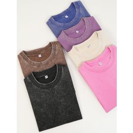 تيشرت صيفي وقطني خفيف قابل للتنفس يمتص الرطوبة للجنسين