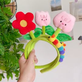 طوق رأس بأشكال وأنماط كرتونية لطيفة للفتيات 