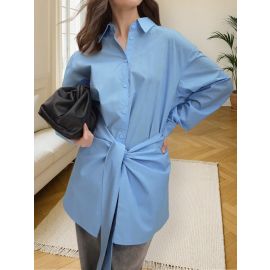 قميص نسائي فضاض بتصميم عصري