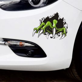 ملصقات مخالب مضحكة لتغطية خدوش السيارات والمركبات / قطعتين