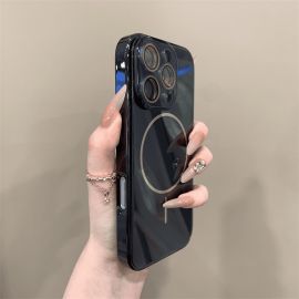 أغلفة حماية فاخر من الكروم العاكس للأيفون