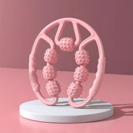 جهاز تدليك الساق على شكل حلقة بسبع عجلات