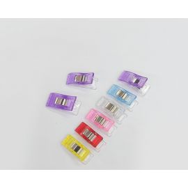 مشابك بلاستيكية صغيرة عدد 60 قطعة متعددة الالوان