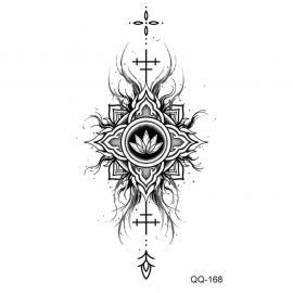 ملصق تاتو مؤقت بنقوش مختلفة بتصميم فني دقيق وأنيق/4 قطع 