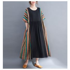 جلابية نسائية ملونة من الجوانب
