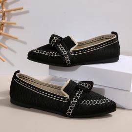 حذاء نسائي مسطح بالوان عصرية