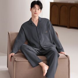 بجامه رجالي من القطن باكمام طويلة