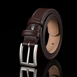 حزام من الجلد الناعم  ومشبك دبوس للأولاد 