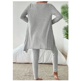 بجامة نسائي  كاجوال من ثلاث قطع 
