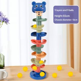 لعبة اطفال مكونه من 9 كرات وطبقات قابله للفصل