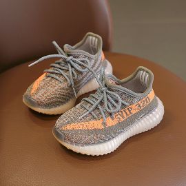 حذاء رياضي كاجوال شبكي قابل للتنفيس وغير قابل للانزلاق  قاعدة جيلي للاولاد