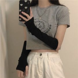تي شرت نسائي قصيره