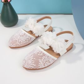 حذاء بناتي ابيض مناسب للحفلات