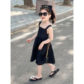 فستان بناتي اسود 