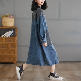 سترة نسائية طويلة مع جيوب