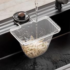 رف فلتر لحوض المطبخ مع عبوة من 50 فلتر