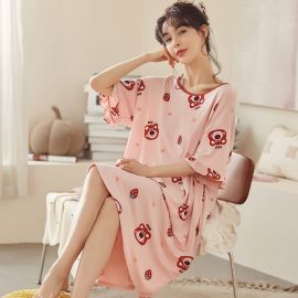 روب منزل نسائي قصير بانماط متعدده