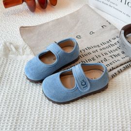 احذيه جلدية للاطفال بتصميم كلاسيكي