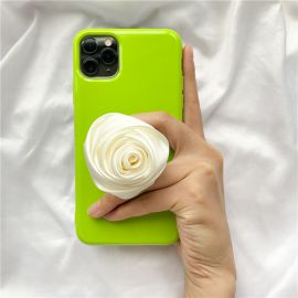 حامل هاتف محمول قابل للطي على شكل وردة ساتان / قطعتين 