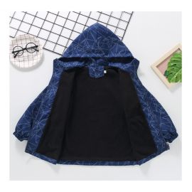 جاكت ولادي دافئ مبطن بفرو مزود بقبعه راس