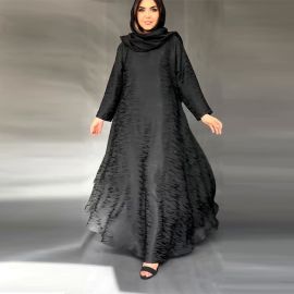 عباية نسائية سوداء فضفاضة