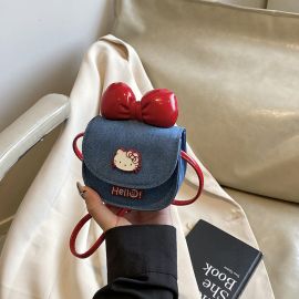 حقيبة أطفال كروس أنيقة صغيرة على شكل فيونكة