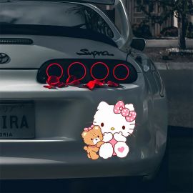 ملصقات لتعزيز مظهر السيارة بلمسات مبتكرة وسهلة التركيب والإزالة / قطعتين