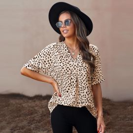 قميص شيفون فضفاض نسائي