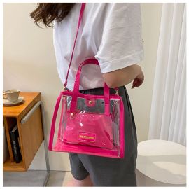 شنطة نسائي شفافه كاجوال