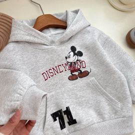 بلوفر سميك مبطن بالفرو الناعم للأطفال