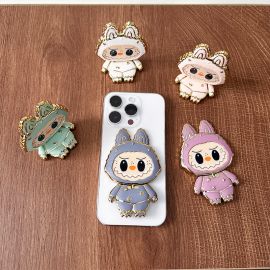 حامل هاتف قابل للطي على شكل رسوم متحركة قطعتين