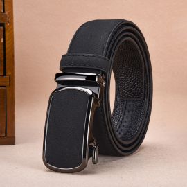 حزام بتصميم بسيط يناسب البدلات والملابس الرسمية والكاجوال للرجال 