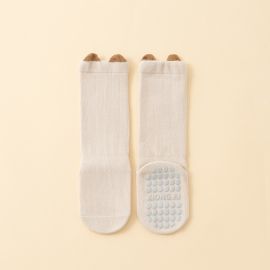 جوارب طويلة غير قابلة للإنزلاق من القطن الخالص / زوجين